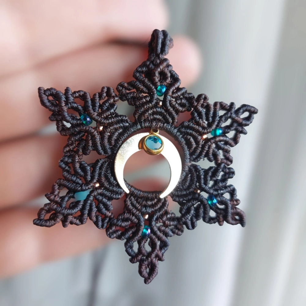 Azzurro Macrame Mandala